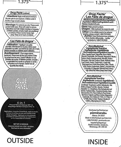Image Of Label (4 In 1  Pressed Mineral Spf 15 Golden Medium)